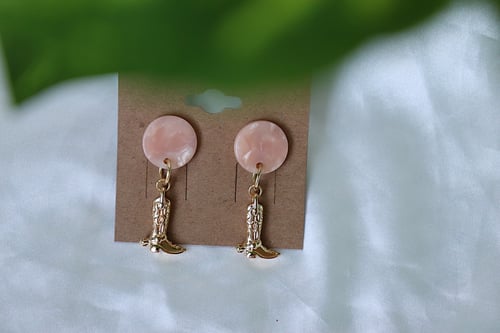 Image of Cowboy Boot Earrings 
