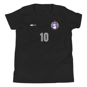 Undefeatable FC Youth jersey T-Shirt (Black/Purple/White)