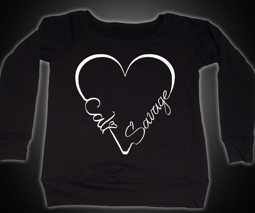 Image of Ladies - I Heart Cali Savage (Off the Shoulder Sweater)