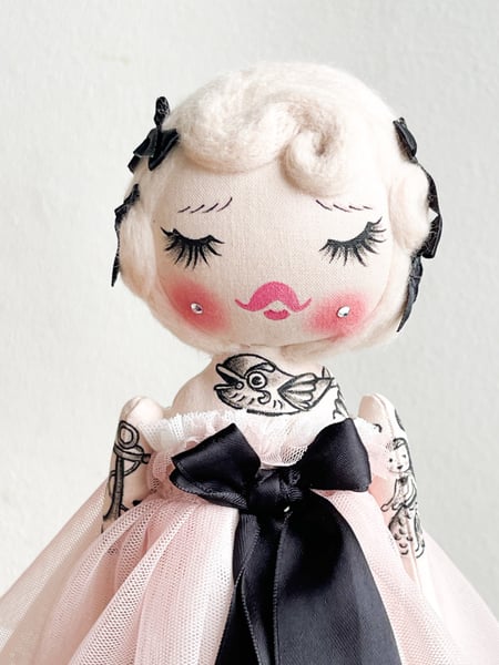 Image of RESERVED FOR JACQUI TATTOO DREAMS SMALL ART DOLL