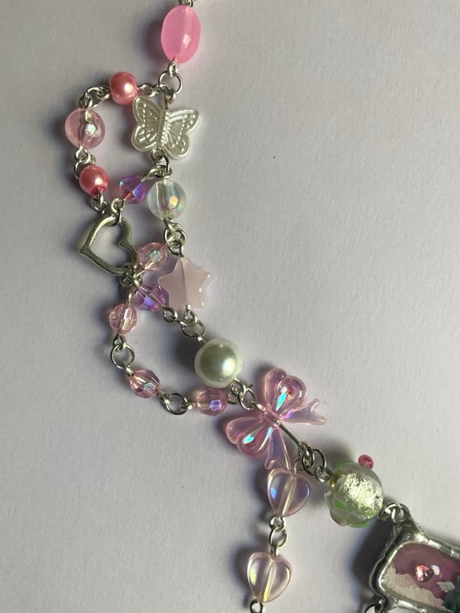 Beaded Angel Necklace