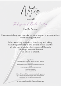 Image 2 of Notes of Haworth Eau De Parfum 2ml Sample Spray 