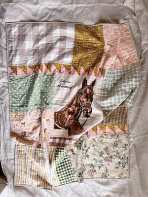 Image of Pony Paddock Quilt ~ Ready to Ship