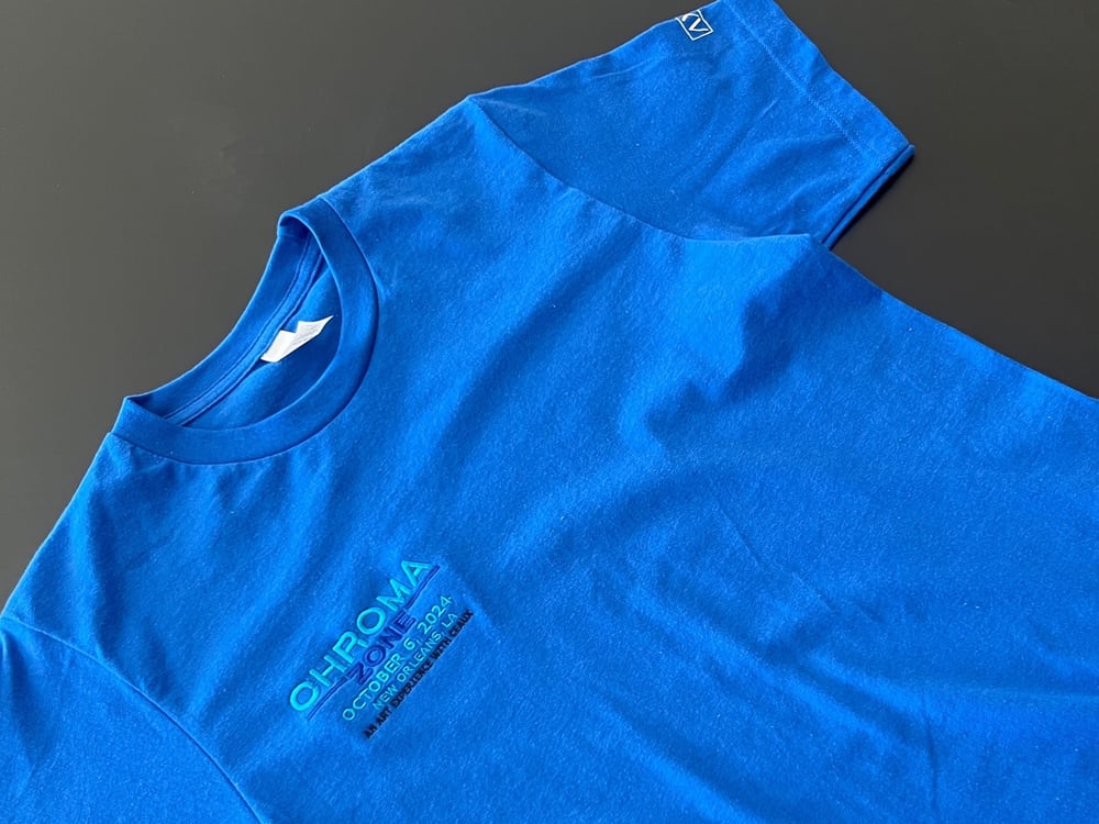 Image of Blue CHROMA  ZONE tee 