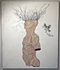 Image 1 of 20x24in. Painting “False Positive”