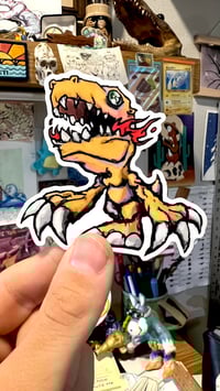 Image 2 of Agumon Sticker