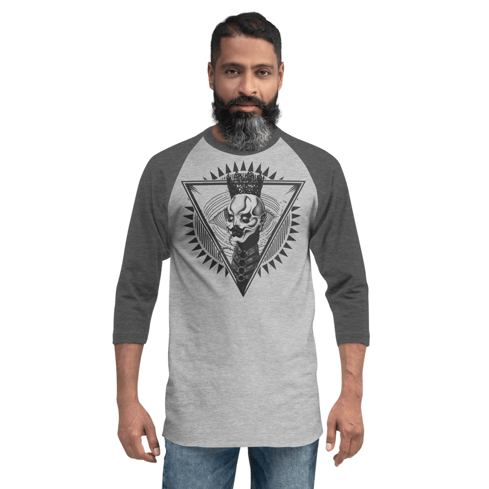 Dahli “Illuminati” 3/4 sleeve raglan shirt