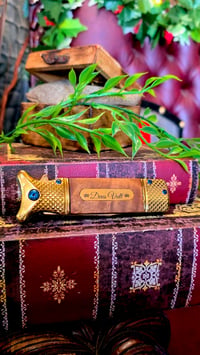 Image 8 of 👑The Armored Kingdom Golden Deus Vult "God Wills it" Collectors Spring Assisted Knife-Durable