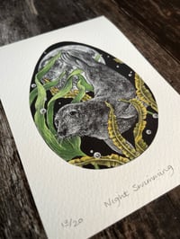 Image 3 of Night Swimming ~ Limited Edition Print