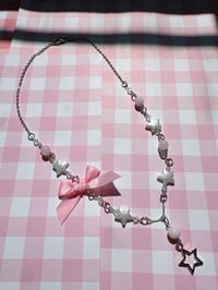 Image 1 of Coquette bow necklace 🎀