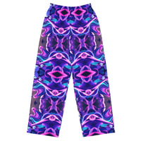 Image 2 of Purp All-over (unisex wide-leg pants)
