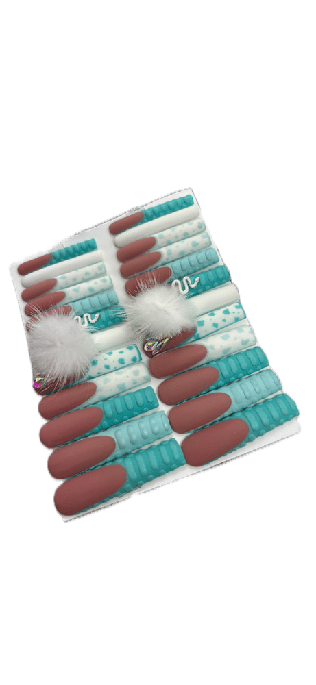 Image of Heaven hard gel 20 piece press on nail set