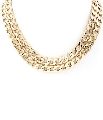 Image of Double Chain Link Necklace
