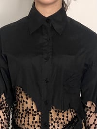 Image 3 of Karl Lagerfeld Netted Blouse