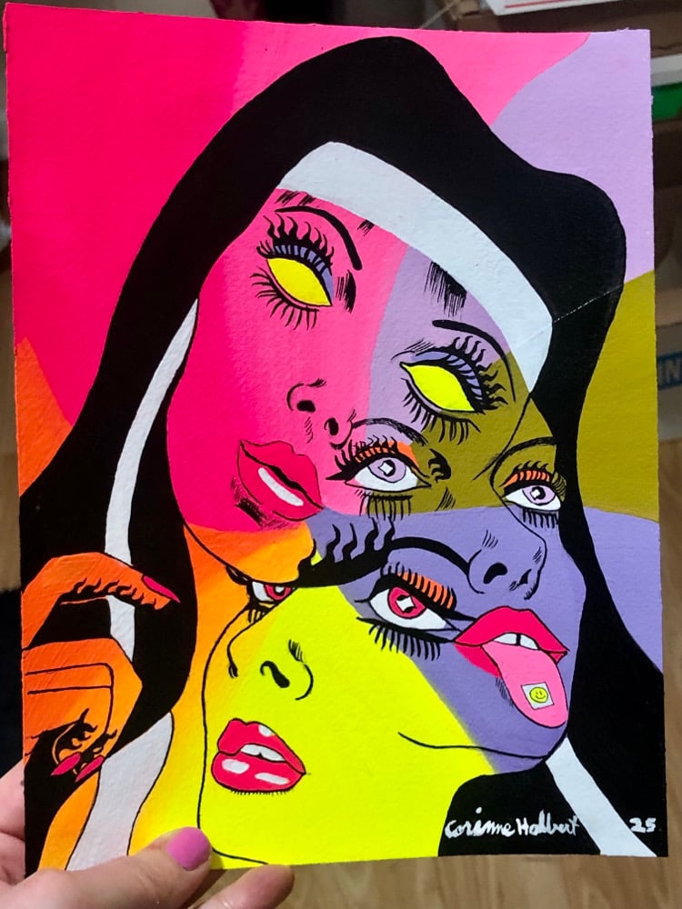 Summer Nun no. 1 original painting