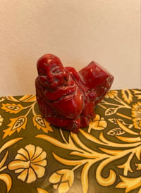 Image 1 of Antique Real Coral Buddha Immortal figure