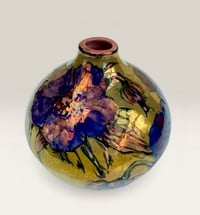 Image 1 of “Cranesbill” reduction lustre vase -1