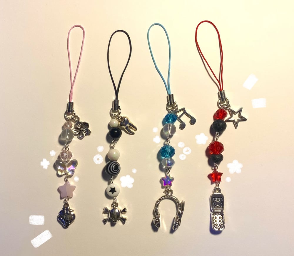 Image of cyber phone charms !! ⋆˚✮  