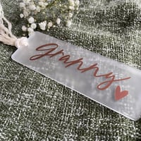 Image 1 of Frosted Acrylic Mother’s Day Bookmark