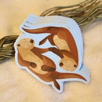 Image 3 of Lii Lootr - Double Otter Sticker