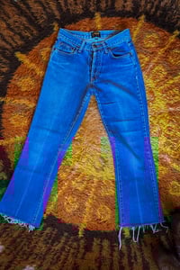 Image 4 of Vintage Lee denim flares Size XS-S
