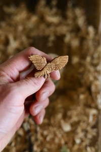 Image 2 of Hunting Owl Pendant Necklace 