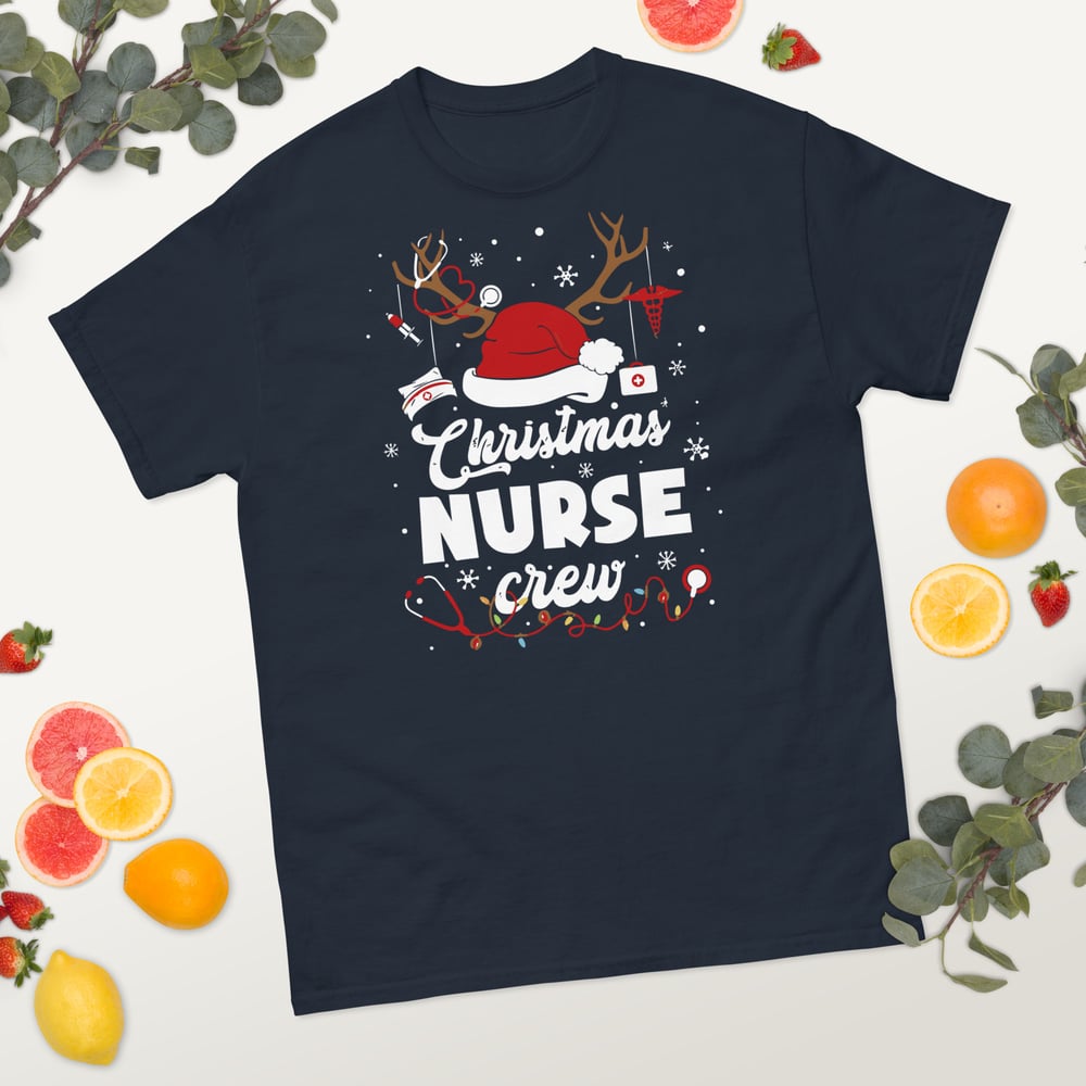 Christmas nurse crew tshirt, Holiday Tshirt