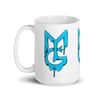 White Glossy MG Logo Mug