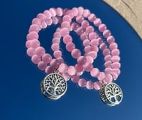 Pink Tree Of Life Bracelet 