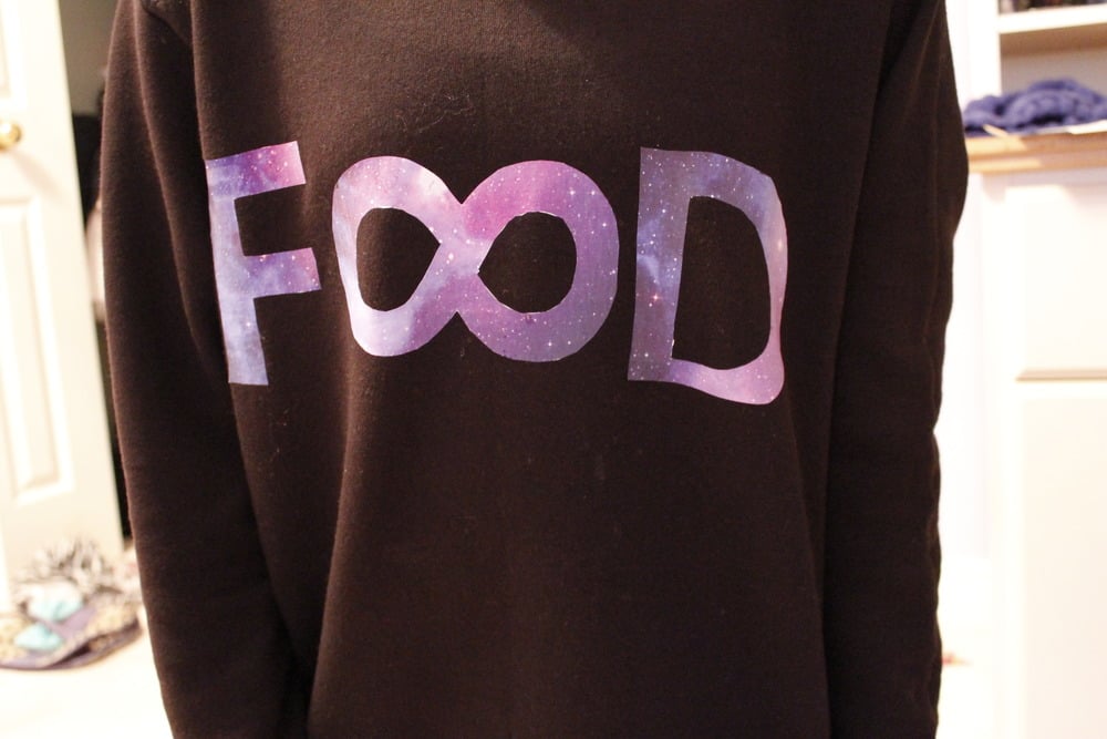 Image of Food Galaxy Infinity Sweatshirt