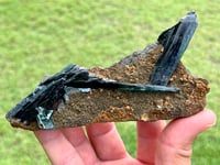 Image 20 of Vivianite & Ludlamite on Matrix Specimen |Brazil #2860