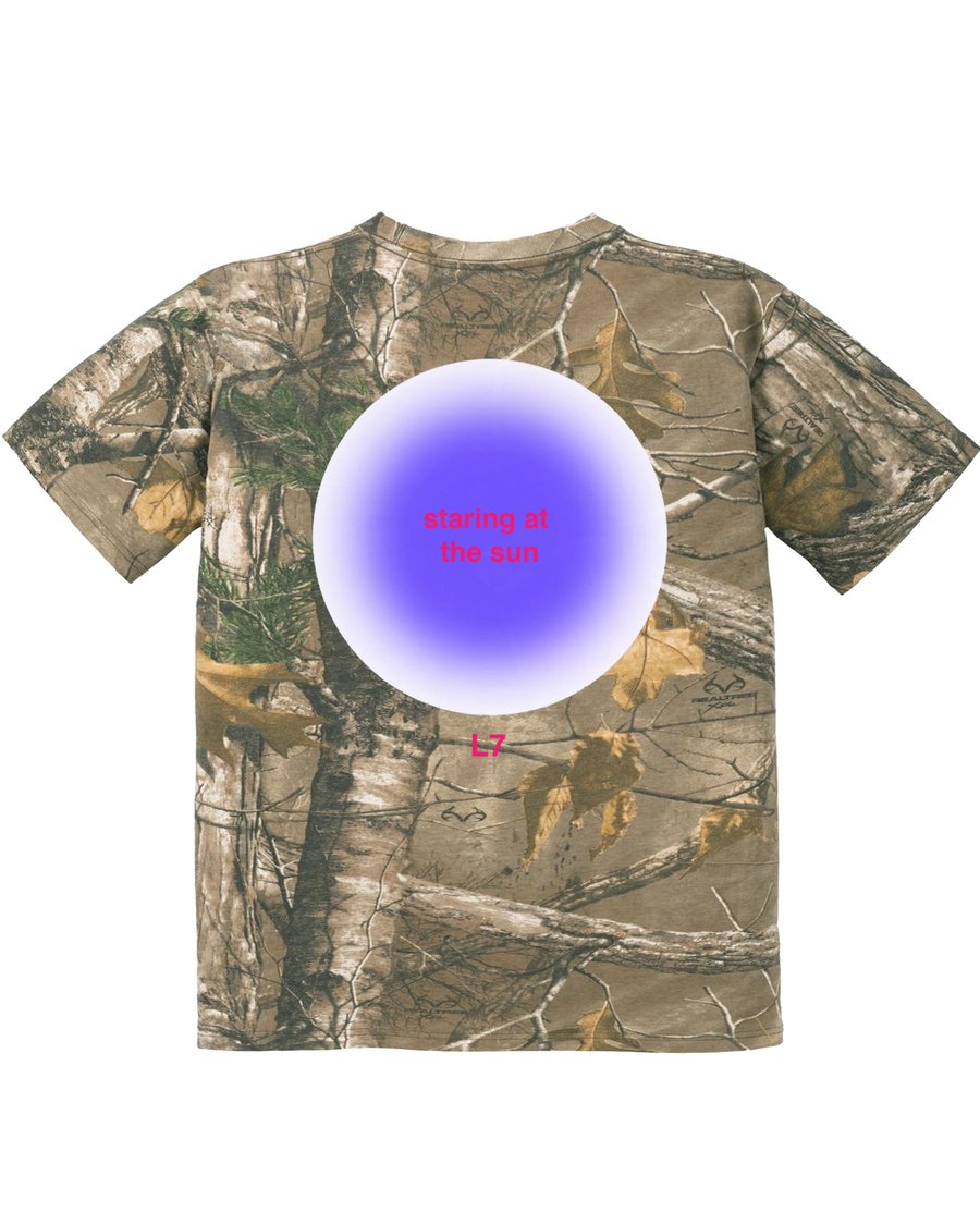 Image of STARING AT THE SUN TEE (REAL TREE)