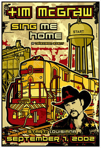 Image of Tim McGraw Sing Me Home Poster 2002