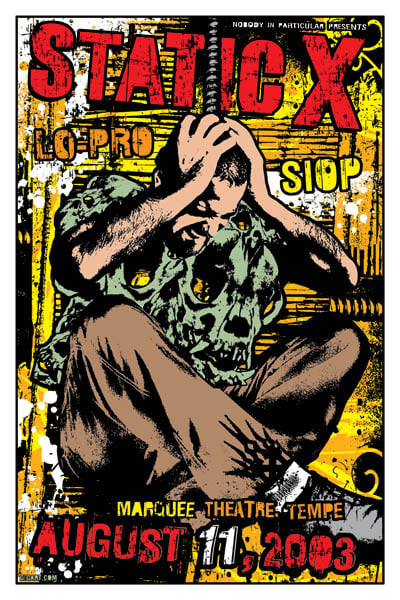 GIGART — Static X Poster 2003