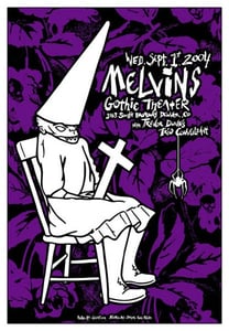 Image of Melvins Purple 2004 Poster