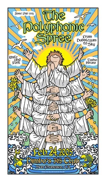 Image of The Polyphonic Spree Noise Pop 2005 Poster