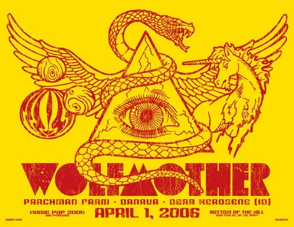 Image of Wolfmother Noise Pop Poster 2006