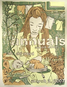 Image of Annuals, Dawes Noise Pop Poster 2007