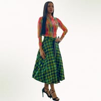 Image 3 of flannel shirt skirt