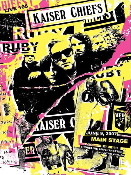 Image of Kaiser Chiefs Poster 2007