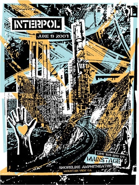 Image of Interpol Poster 2007