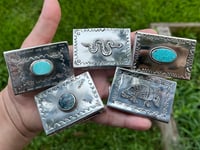 Image 4 of Stamped Nickel Snake Matchbox Cover
