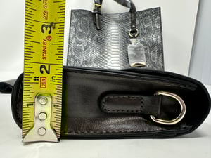 Image of  Snakeskin Patterned Bag with Accessories Gray  - Free Shipping 