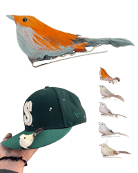 BIRD HAT PIN
