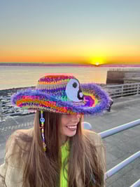 Image 1 of Crochet cowboy hat