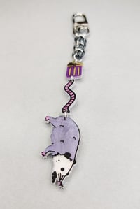 Image 3 of Trashy Possum Purse Charm
