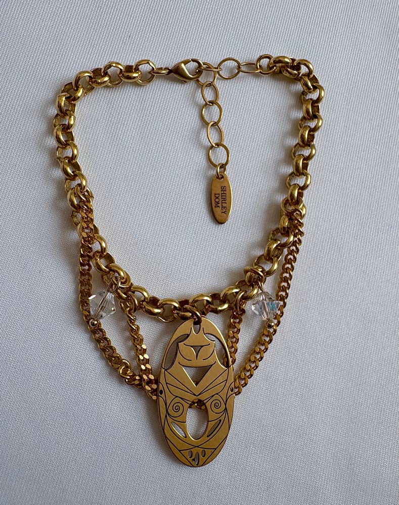 Image of Bracelet Rond Or Bird