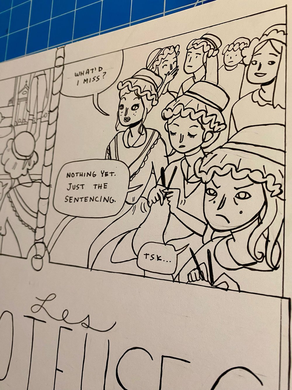 LES TRICOTEUSES comic page