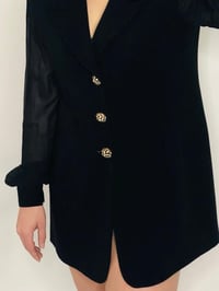 Image 3 of Badgley Mischka Sheer Arm Dress