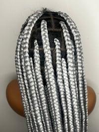 Image 5 of  Box Braid Wig Knotless Wig, Full Lace Braided Wig 